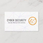 Netwerk | Tech Circuitry Logo Visitekaartje (Voorkant)