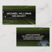 Netwerkbeveiliging | Cyberbescherming | Codering Visitekaartje (Voorkant / Achterkant)