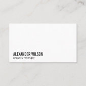 Netwerkbeveiliging | cybercodering visitekaartje (Achterkant)