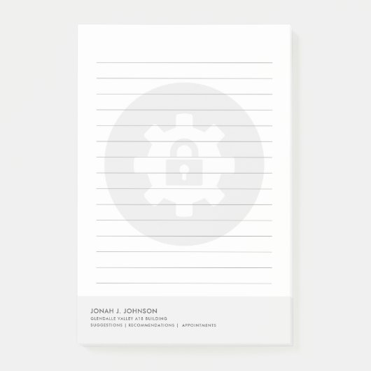 Netwerkbeveiligingsanalist | Minimale stijl Post-it® Notes (Voorkant)