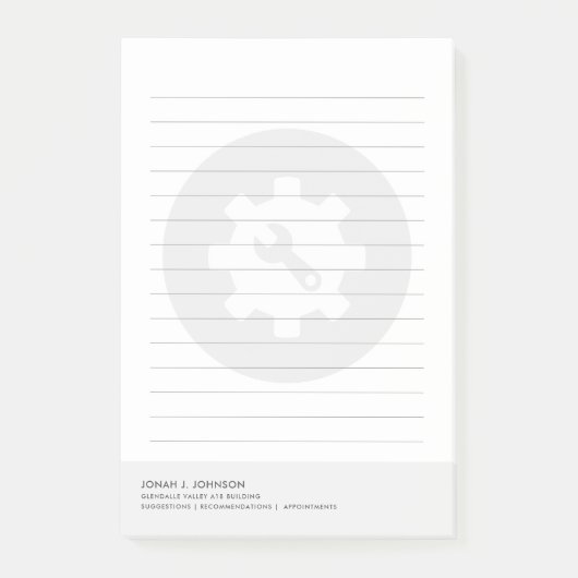 Netwerkbeveiligingsingenieur | Minimale stijl Post-it® Notes (Voorkant)