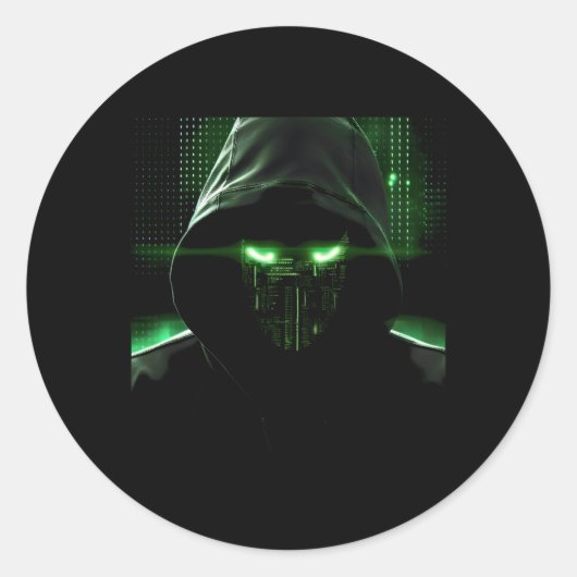 Netwerkbeveiligingsspecialist en penetratietester ronde sticker (Voorkant)