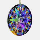 Netwerken/biologisch proces keramisch ornament (Rechts)