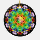 Netwerken/biologisch proces keramisch ornament (Achterkant)