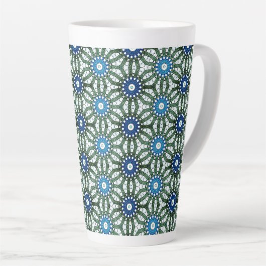 Netwerken latte mok (Rechterhoek)