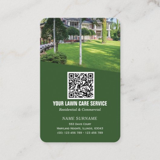 Netwerken QR-code Verticale bedrijfsauto Visitekaartje (Voorkant)