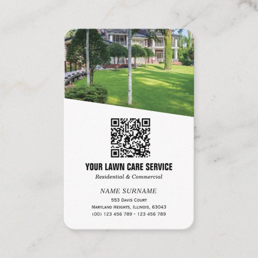 Netwerken QR-code Verticale thuiszorg Visitekaartje (Voorkant)