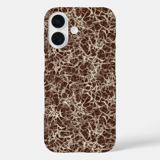 Netwerkende neuronen op wijnrood - naadloos patroo Case-Mate iPhone case (Achterkant)