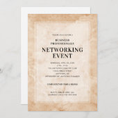 Netwerkgebeurtenis Stijlvolle marmeren achtergrond Kaart (Voorkant / Achterkant)