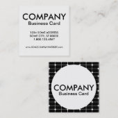 netwerkkaart vierkante visitekaartje (Voorkant / Achterkant)