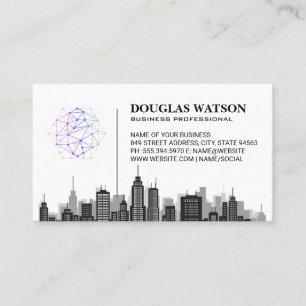 NetwerkLogo City Skyline Visitekaartje