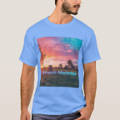 Netwerkmarketeer Sunset T-shirt (Voorkant)