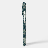 Netwerkneuronen op turquoise - naadloos patroon. Case-Mate iPhone case (Achterkant / Links)