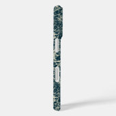 Netwerkneuronen op turquoise - naadloos patroon. Case-Mate iPhone case (Achterkant / Rechts)