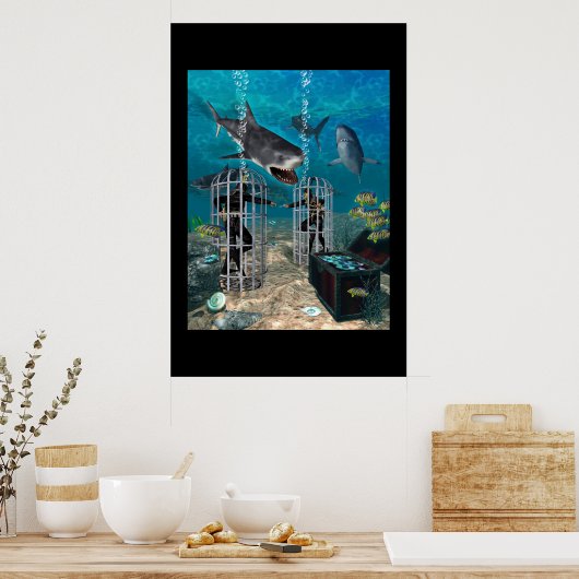 Netwerkpredatoren Poster (Keuken)