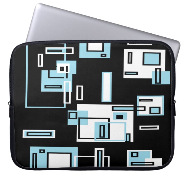 Netwerksysteemlijnen Laptop Computer Sleeve (Voorkant)