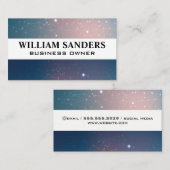 Netwerktechnologie achtergrond visitekaartje (Voorkant / Achterkant)