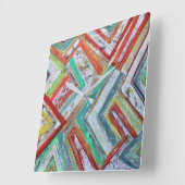 Netwerkwandklok Vierkante Klok (Hoek)