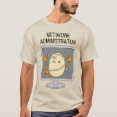 Network Administrator Egghead T-Shirt (Voorkant)
