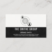 Network Communication Pictogram Visitekaartje (Voorkant)