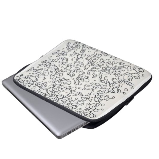 Network Computer hoesje Laptop Sleeve (Voorkant onderkant)