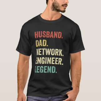 Network Engineer Dada Husband Network Specialist T-shirt