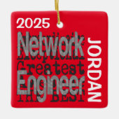 Network Engineer Extraordinaire CUSTOM Keramisch Ornament (Voorkant)