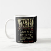 Network Engineer Funny Dictionary Definition Koffiemok (Links)