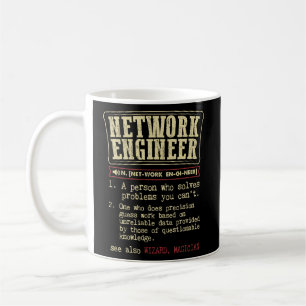 Network Engineer Funny Dictionary Definition Koffiemok