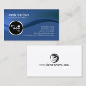 Network Engineer-netwerkpuntenpictogram Business C Visitekaartje (Voorkant / Achterkant)