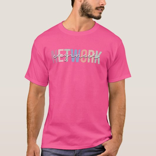 Network Engineer Network Engineering T-shirt (Voorkant)