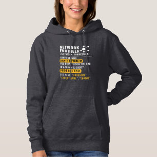 Network Engineer zelfstandig naamwoord Funny Tech Hoodie
