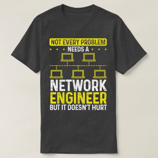 Network Engineering Server Network Engineer Tool T-shirt (Design voorkant)