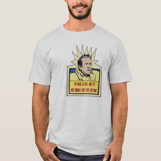 Network Howard Beale T-shirt (Voorkant)