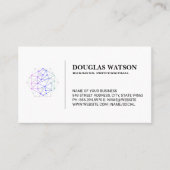 Network Modern Kleurrijke Tech Logo Visitekaartje (Voorkant)