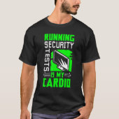 Network Security Specialist & Cyber Warrior T-shirt (Voorkant)
