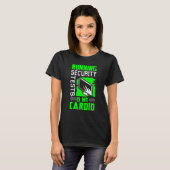 Network Security Specialist & Cyber Warrior T-shirt (Voorkant volledig)