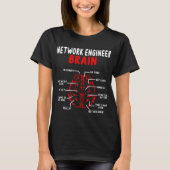 Network Systems Engineer Brain Network Engineering T-shirt (Voorkant)
