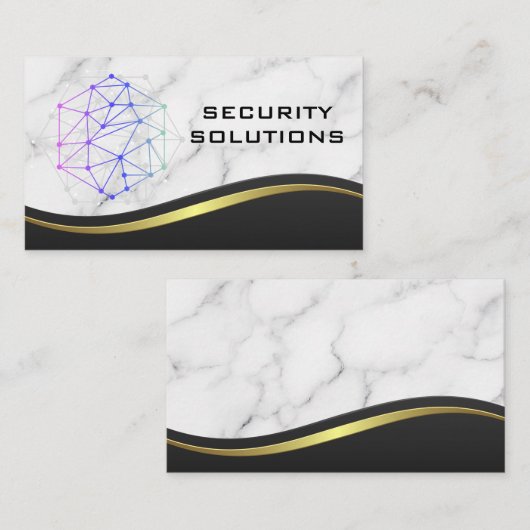 Network Tech-Logo Visitekaartje (Voorkant / Achterkant)