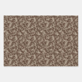 Networking Neurons op rood - naadloos patroon. Inpakpapier Vel (Voorkant 2)