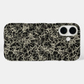 Networking Neurons op zwart - naadloos patroon. Case-Mate iPhone Case (Achterkant (horizontaal))