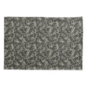 Networking Neurons op zwart - naadloos patroon. Kussensloop (Achterkant)