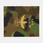 Netzah Yehuda 97e Bataljon Fleece Deken (Voorkant (Horizontaal))