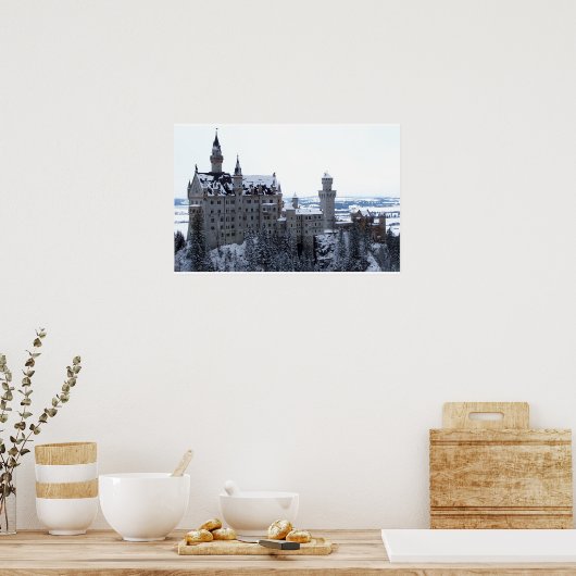 Neu Schwanstein Poster (Keuken)