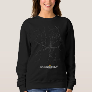 neubrandenburg duitsland Stad kaart Reis souvenir  Trui