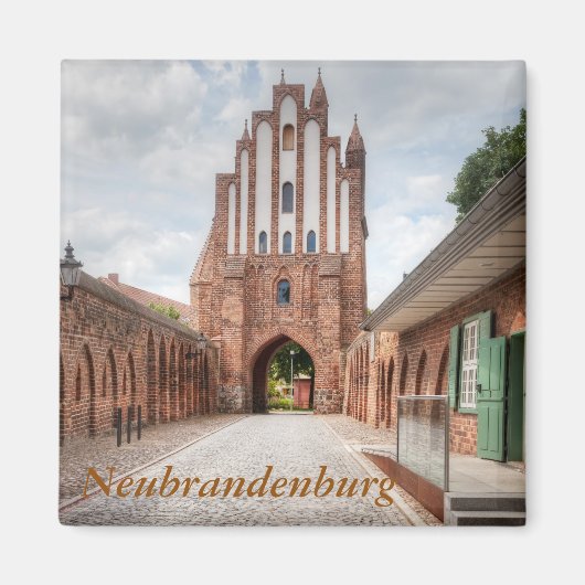 Neubrandenburg Friedländer Tor Magneet (Voorkant)