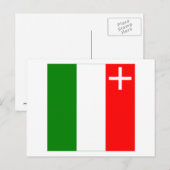 Neuchatel Flag Briefkaart (Voorkant / Achterkant)