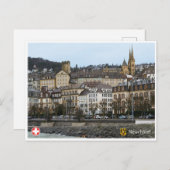 Neuchâtel - Zwitserland Briefkaart (Voorkant / Achterkant)