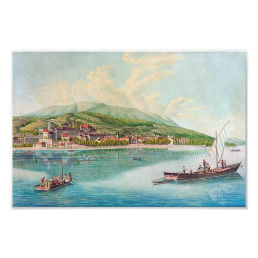 Neuchâtel, Zwitserland Foto Afdruk (Voorkant)