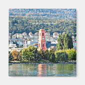 Neuchatel, Zwitserland landschap Magneet (Voorkant)